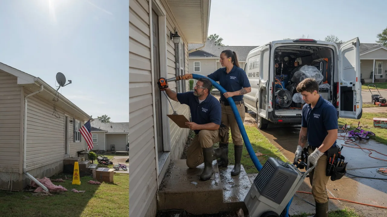 Ceiling Water Damage Restoration in Mason City, IA near me